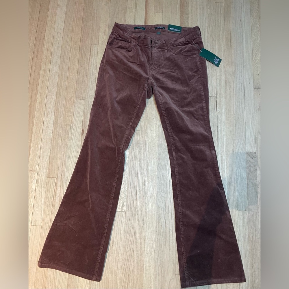 Brown corduroy pants